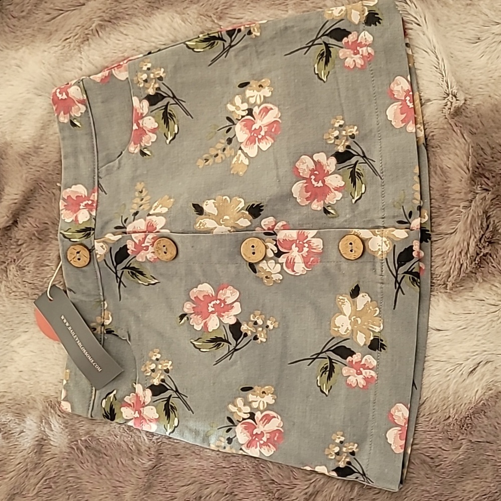 Bailey's Blossoms floral skirt kids